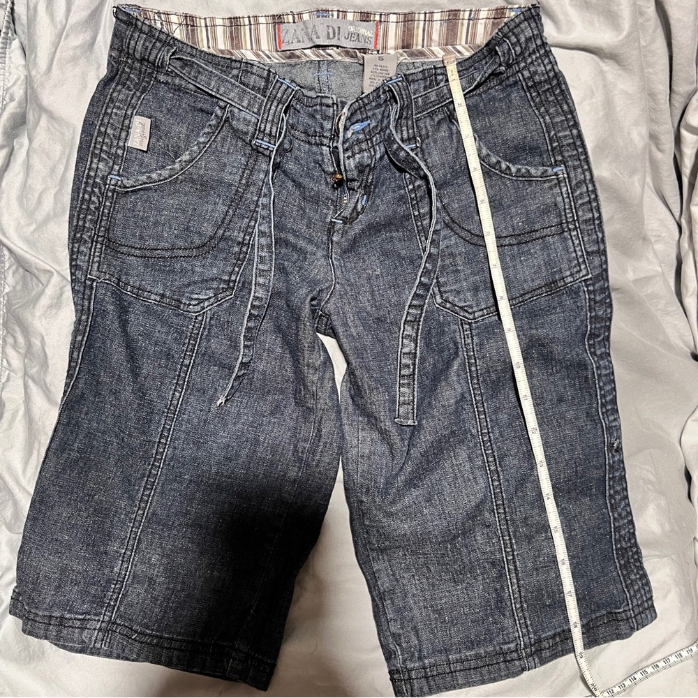 Denim Zanadi original with belt Bermuda Shorts